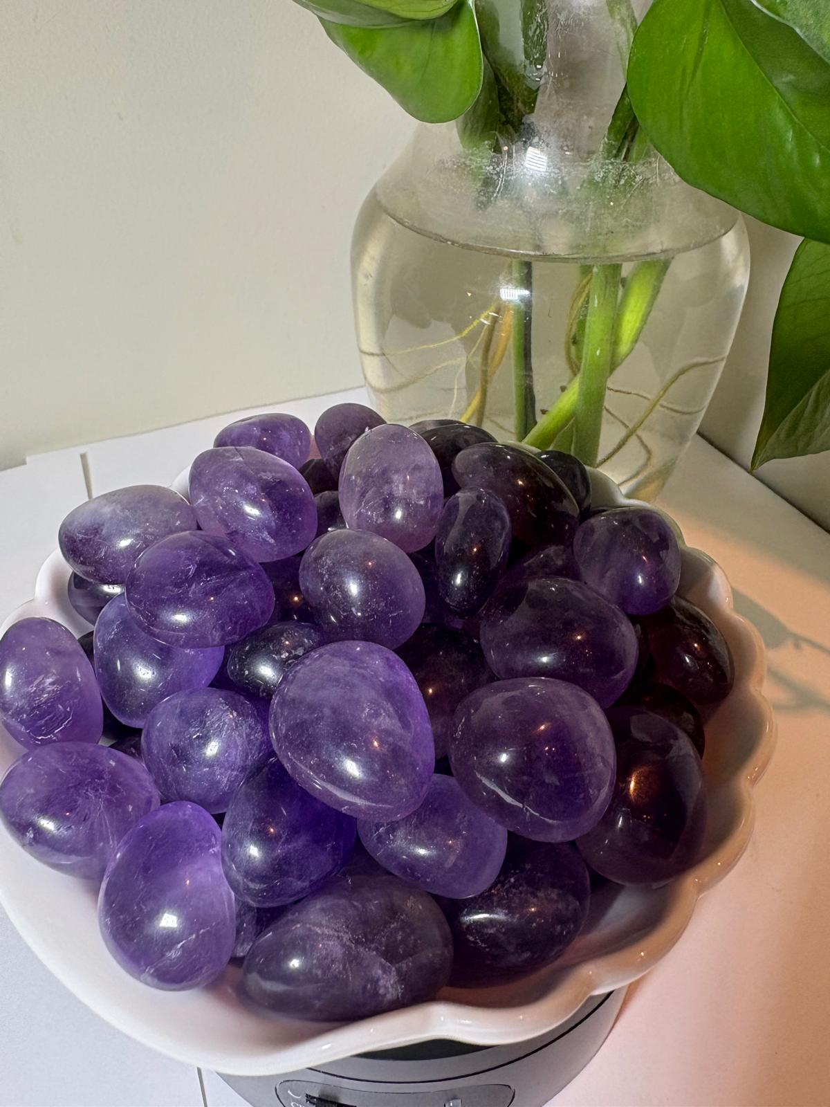 Amethyst Tumbled Stone (1 kg pack)-1