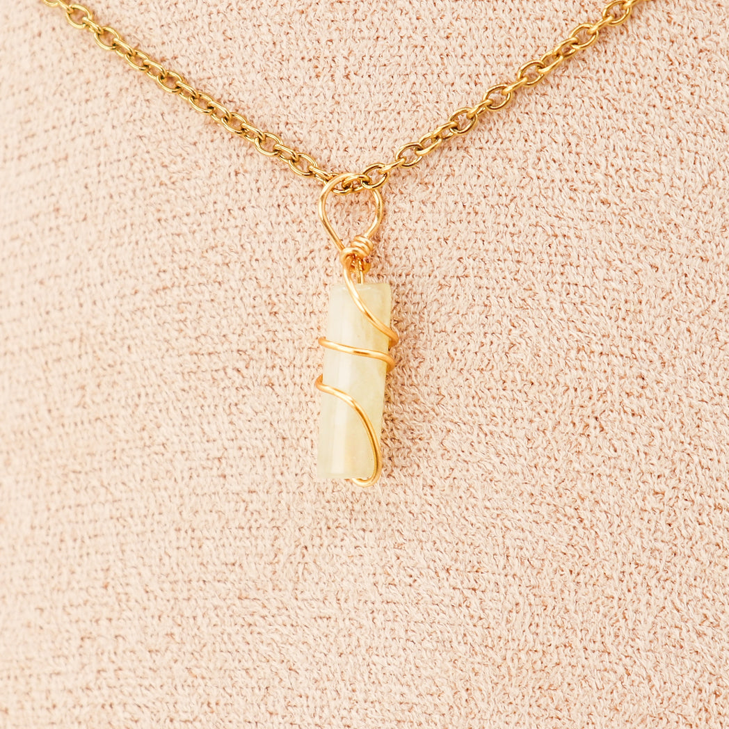 Pendant | Mini Jade Pillars "Plum Blossoms