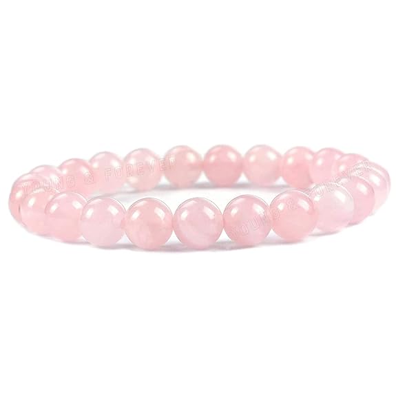 Rose Quartz Bracelet (10 mm Beads)-1